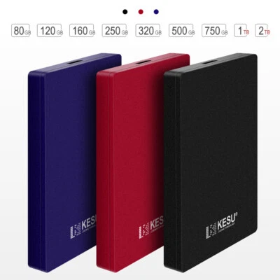 KESU externe Festplatte USB 3.0 2,5 zoll 500GB 1TB 2TB Memory Case tragbar HDD - Bild 1 von 4