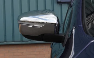 Chrome Wing Mirror Trim Set Covers To Fit Nissan Juke (2014+) - Picture 1 of 6