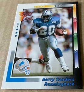 BARRY SANDERS 1992 WILD CARD Card #108 NM-MT Condition - Picture 1 of 2