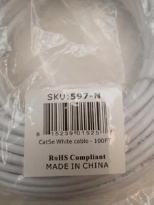 Cmple - Cable Ethernet de red Cat5e - Cable LAN de computadora 1 Gbps - 350 MHz, dorado. - Imagen 1 de 3