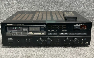 🎛️ Denon AV Receiver DRA-75VR Precision Audio Component Black Color - Image 1 of 4