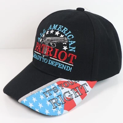 Gorra All American Patriot Sujetador Ajustable Pistola Defender Camionero Exterior Foto 1 de 4