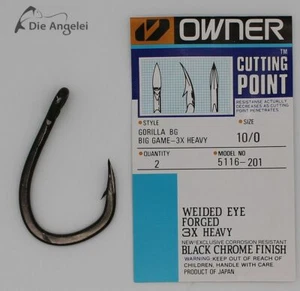 Owner Gorilla Big Game Hook 10/0, 3xHeavy, der Haken für die großen Fische - Bild 1 von 1