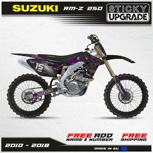 Suzuki RMZ 250 2010 2011 2012 2013 2014 2015 2016 2017 2018 Graphics Decals Wrap - Picture 1 of 7