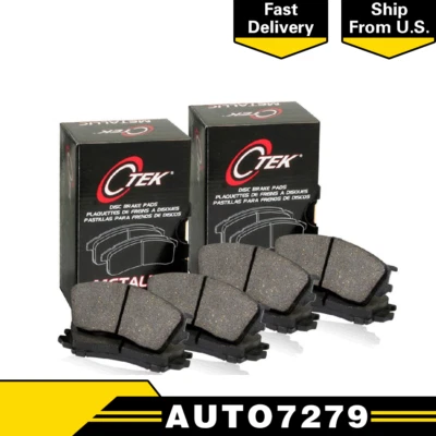 Juego de 2 pastillas de freno metálicas delanteras y traseras centradas para Audi TT Quattro Audi A3 Foto 1 de 4