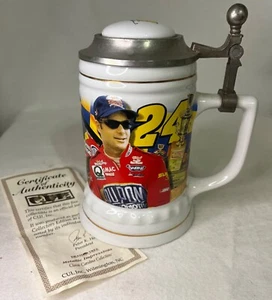 1998 NASCAR 24 Jeff Gordon Collector CUI Tankard Beer Stein Mug Ltd Ed COA - Bild 1 von 9