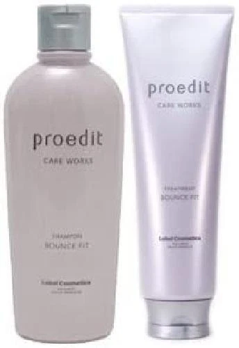 LebeL Proedit care works Bounce Fit Shampoo 300ml and Treatment 250ml Set  - Image 1 of 1