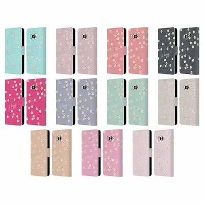 OFFICIAL MONIKA STRIGEL HAPPY DAISY LEATHER BOOK CASE FOR HTC PHONES 1 - Image 1 of 4