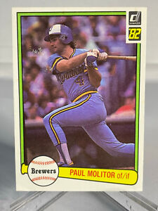 Paul Molitor 1982 Donruss Base Card #78 Milwaukee Brewers 
