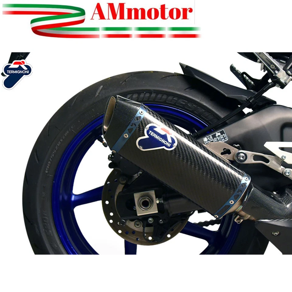 Escape Yamaha Yzf R1 2018 18 Moto Termignoni Silenciador Force Carbonio - Imagen 1 de 1