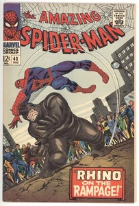 AMAZING SPIDER-MAN 43 FN-/5.5 - ¡Copia sólida 3er Rhino! - Imagen 1 de 2