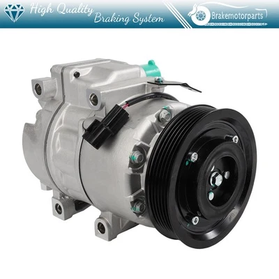 A/C Compressor W/ 6-Groove Fit For Kia Sorento 11-15 For Hyundai Santa Fe 13-18 - Image 1 of 4