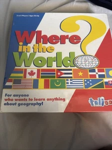 Where In The World? Board Game Talicor Aristoplay 2012 New & Sealed made in USA. - Picture 1 of 6