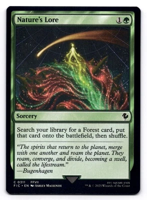 Nature's Lore NM Commander: Final Fantasy 0311 MTG Regular - Image 1 of 2