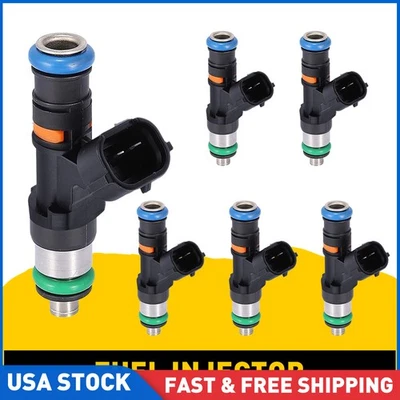 6x Inyectores de combustible nuevos para Nissan Pathfinder Xterra 2005-2010 4,0 L V6 0280158007 Foto 1 de 4