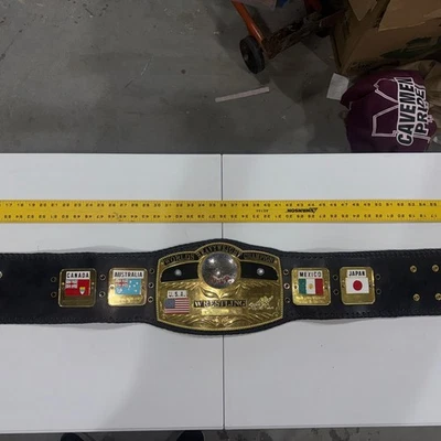 CINTURÓN DE LUCHA RÉPLICA CAMPEONATO NWA WORLD PESO PESADO “10 LIBRAS DE ORO” Foto 1 de 4