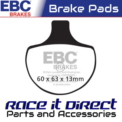Pastillas de freno delanteras Harley Springer 1450 Softail FXSTS (BL) 2000-2002 EBC Foto 1 de 4