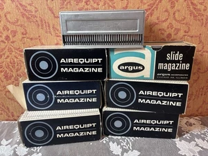 Airequipt Magazine Slide Lot Of 7 Automatic Changer Organizer Vintage No Slides - Picture 1 of 2