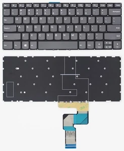 Gray US Keyboard For Lenovo V130-14IGM V130-14IKB V330-14ARR V330-14IKB - Picture 1 of 3