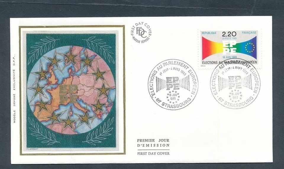 D448695 France FDC Elections European Parliament - Image 1 of 1