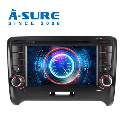 7" Autoradio Navi GPS für Audi TT TTJ TTS quattro DVD Player Bluetooth SWC FM AM - Bild 1 von 4