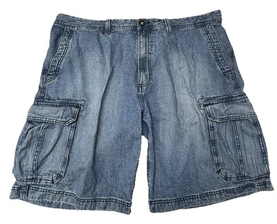 St Johns Bay 工装短裤男式 42 牛仔实用口袋休闲户外经典 — 第 1/3 张图片