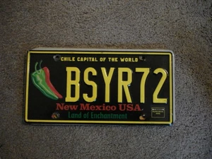 NEW MEXICO CHILE CAPITOL   *   LICENSE PLATE BUY ALL STATES HERE FREE SHIPPING - Picture 1 of 1