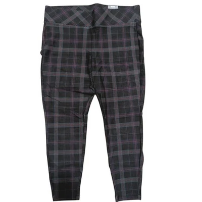 Pantalones TORRID Nuevos con Etiquetas Plus 2 2X Plaid Pull On Pixie Ajustados Azul Verde Rojo NUEVO Foto 1 de 4