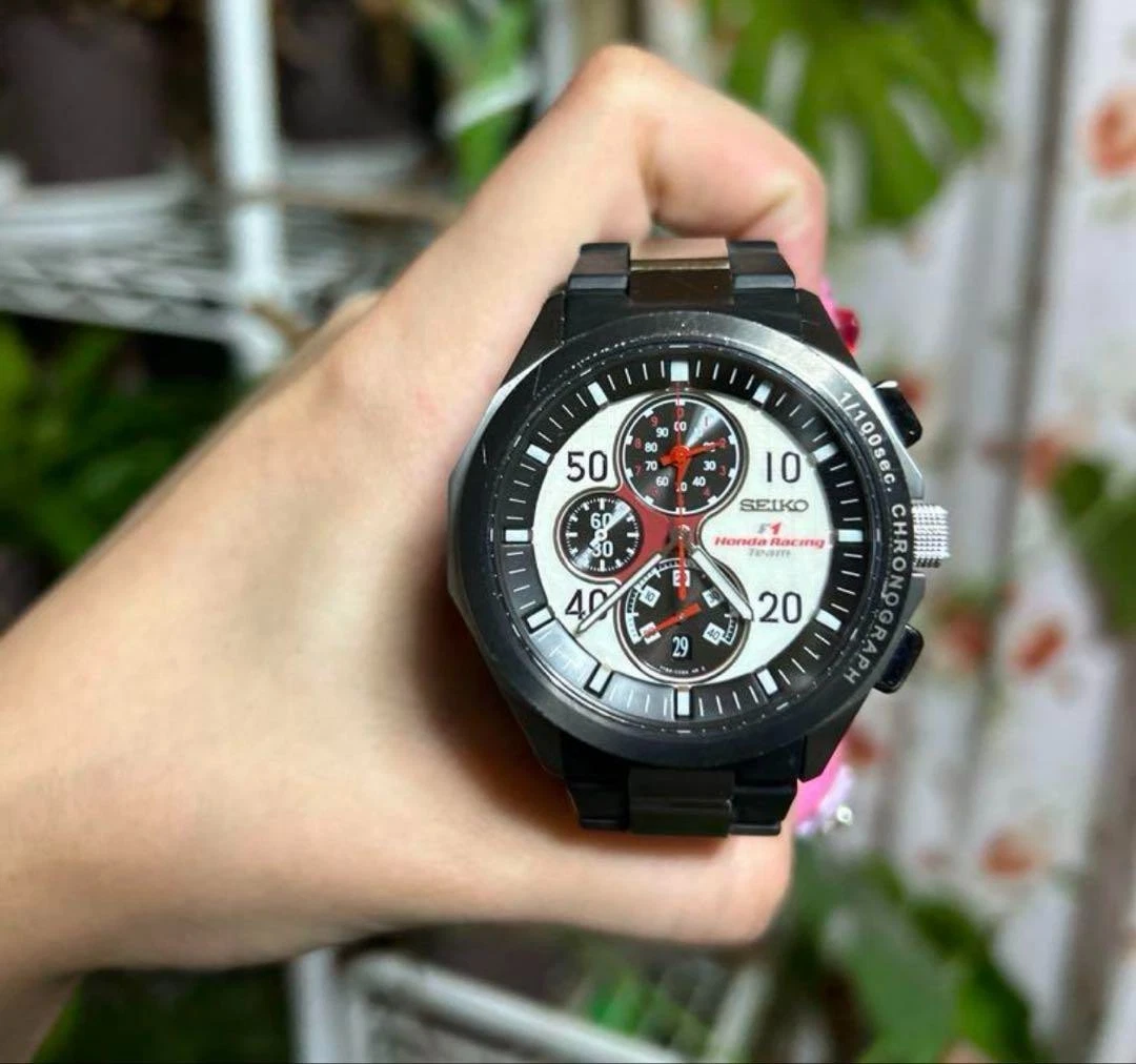 SEIKO クロノグラフ 腕時計　F1 Honda Racing TEAM seiko f1 honda racing products for sale | eBay