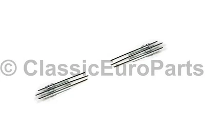 Juego de parrilla delantera cromada junto a luz indicadora de giro para Porsche 356 B C SC 59-65 Foto 1 de 4