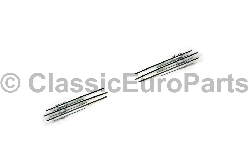 Juego de parrilla delantera cromada junto a luz indicadora de giro para Porsche 356 B C SC 59-65 Foto 1 de 4