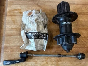 NOS Vintage Shimano Deore LX HB-M755 Mountain Bike Rear QR Hub 36 Holes - Picture 1 of 4