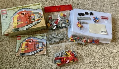 Lego Set 9V Zug 10020 Santa Fe mit Karton und Anleitung - Bild 1 von 4