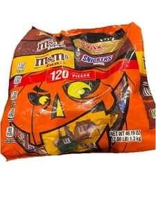 120 Stück M&M's Snickers Twix Milchstraße Schokolade Süßigkeiten Sorte Großpackung Beutel BB 4/26 - Bild 1 von 4