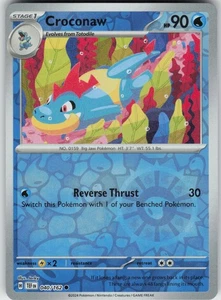 Reverse Holo Croconaw 040/162 Common SV05: Temporal Forces NM - Picture 1 of 1