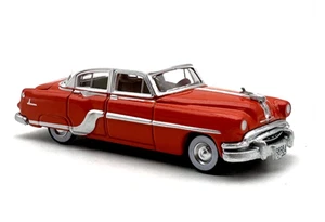 Pontiac 1954 rojo edición 1:87 sedán modelo clásico vintage diecast coche de colección - Imagen 1 de 7