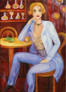 39" - MODEL________________ORIGINAL PAINTING by ANNA !! - Picture 1 of 1