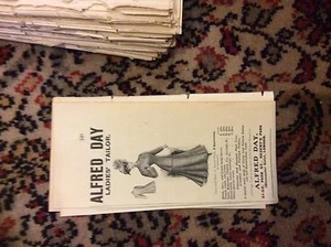 m12g 1907 ephemera advert alfred day ladies tailor - Picture 1 of 1