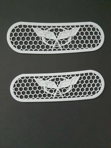 Side Vent Grilles For Chevrolet Corvette C5 Fender Cover 1997 - 2004 Chevy Grill - Picture 1 of 2