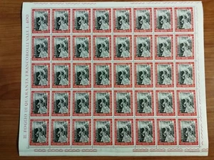 Sellos Vaticano. Gran bloque, hoja entera. MNH** 457-62 - Imagen 1 de 6