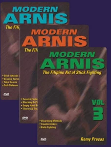 Modern Arnis 3 DVD Set by Remy Presas - Picture 1 of 4