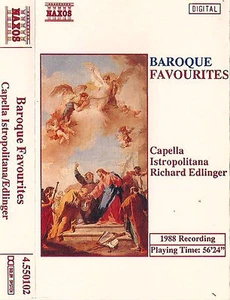 BAROQUE FAVOURITES EDLINGER ISTROPOLITANA CASSETTE ALBUM NAXOS - Picture 1 of 7