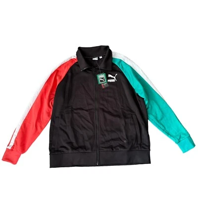 Chaqueta deportiva PUMA T7 ICÓNICA PT color negro/fandom talla XXL 2XL 530095 94 para hombre Foto 1 de 4