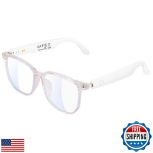 Enzemit Bluetooth Anti-Blue Light Glasses, Smart Bluetooth Glasses for Women, - Picture 1 of 5