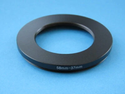 58mm to 37mm Stepping Step Down Ring Camera Lens Filter Adapter Ring 58-37mm - Image 1 of 2
