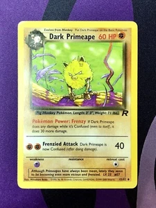 LP Pokémon Team Rocket DARK Primaape 43/82 Non-Holo Poco Común De Colección 2000 - Imagen 1 de 8