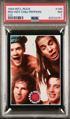 International Rock #146 Red Hot Chili Peppers 1994 PSA 7 Rookie Pop 2, 1 superior Foto 1 de 2