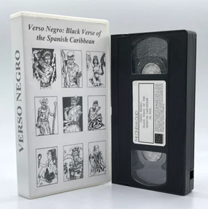 VERSO NEGRO: Black Verse Poetry of the Spanish Caribbean - VHS - AFRO-CARIBBEAN - Imagen 1 de 1