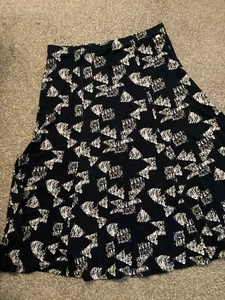 Damen Rock Gummibund GRÖSSE 14/16 Länge 30 Marineblau Neu  - Bild 1 von 3