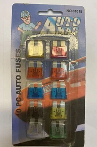NOS Auto Mac 10 Piece Auto Fuses #81018 - Picture 1 of 2